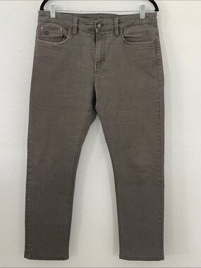 English Laundry Men's Taupe Stretch Slim Straight Pants Jeans 32x30‎